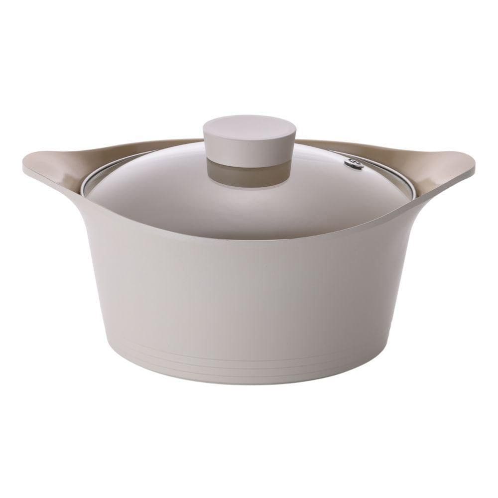 Caçarola 28cm/6,15l Indução Com Revestimento Cerâmico - Bela - Neoflam - Pérola