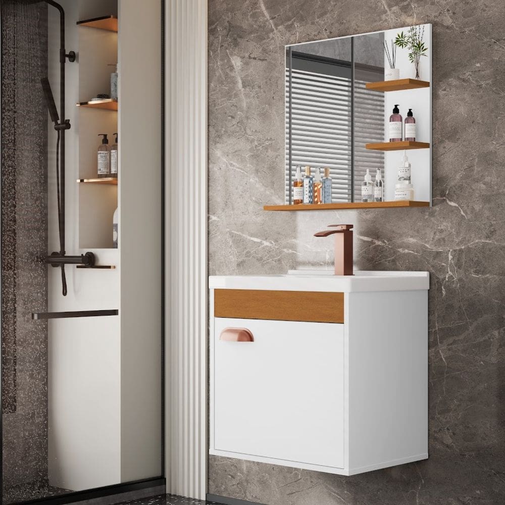 Conj Para Banheiro Hercules Branco Cedro