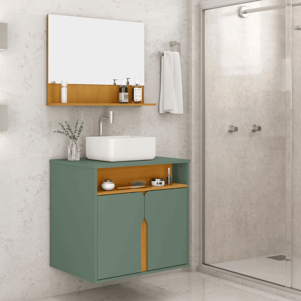 Kit Banheiro Harmonia Pistache Naturalle