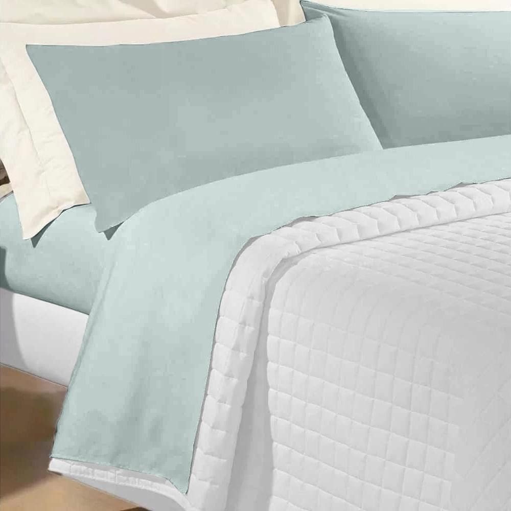 Jogo Cama Casal 180 Fios 100% Algodão Premier Andreza Verde