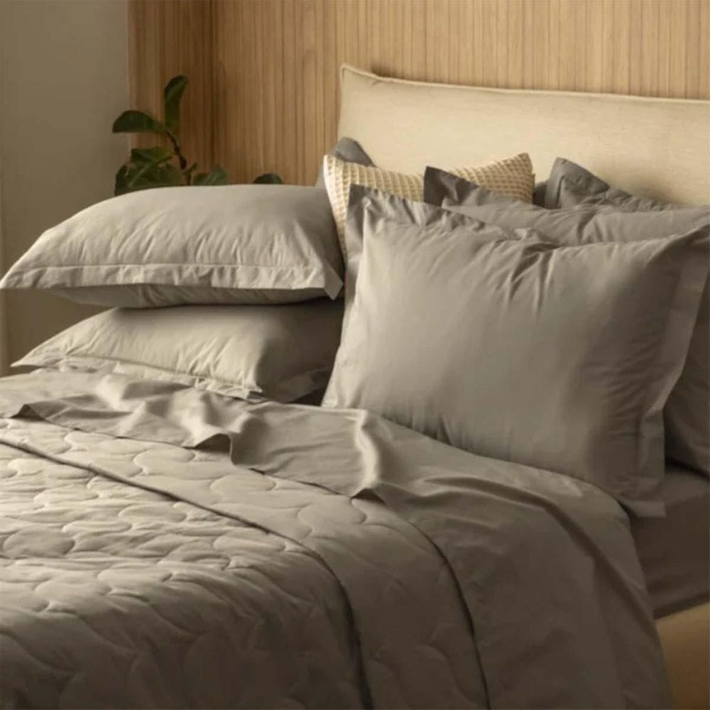 Edredom Queen 200 Fios Tom 100% Algodão Verde Karsten