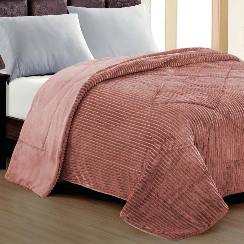 MP - Edredom Queen Size Skye Canelado Coberto