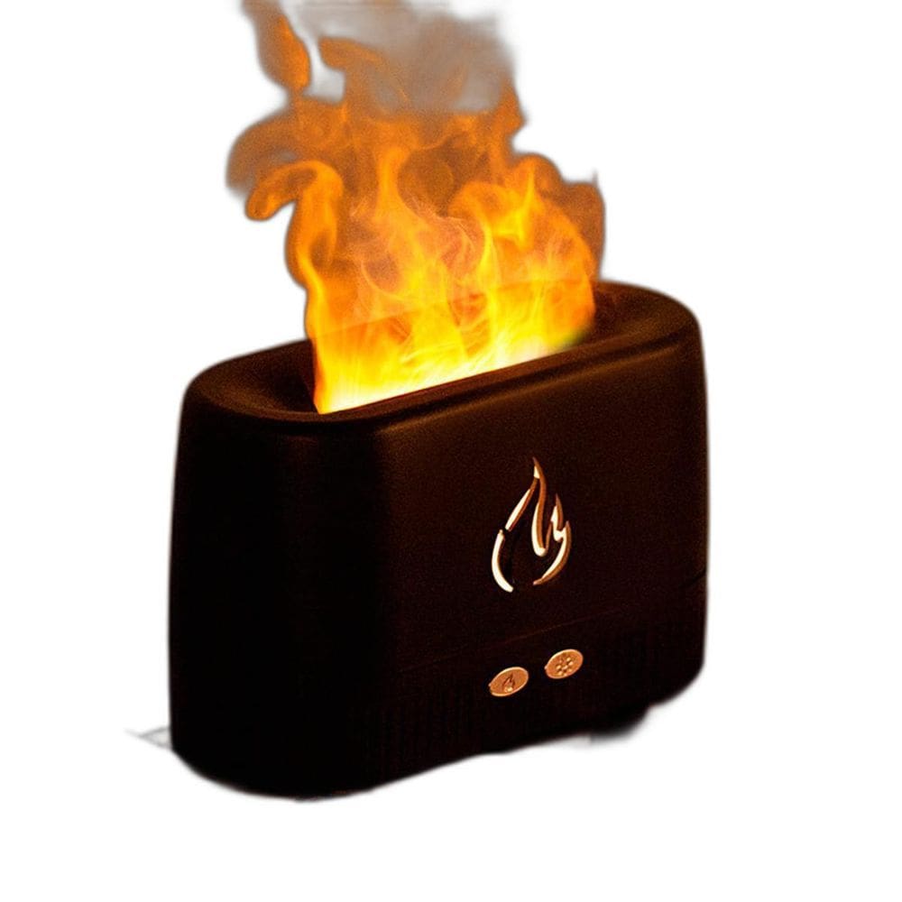 Difusor Ultrassonico Umidifcador Flame Aromaterapia Fogo