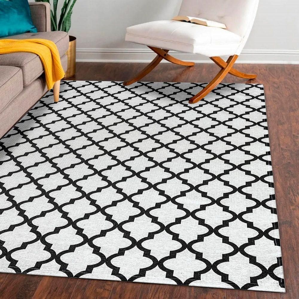 Tapete Em Tecido Jacquard Com Látex 2,00 M X 2,50 M 75% Algodão, 25% Poliéster - Arabesco Cru