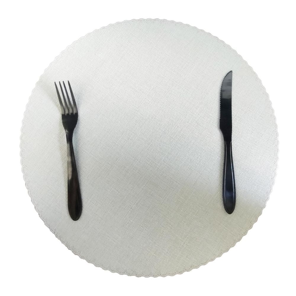 Jogo Americano Mesa Posta Tecido Redondo Linha Luxo Tamanho