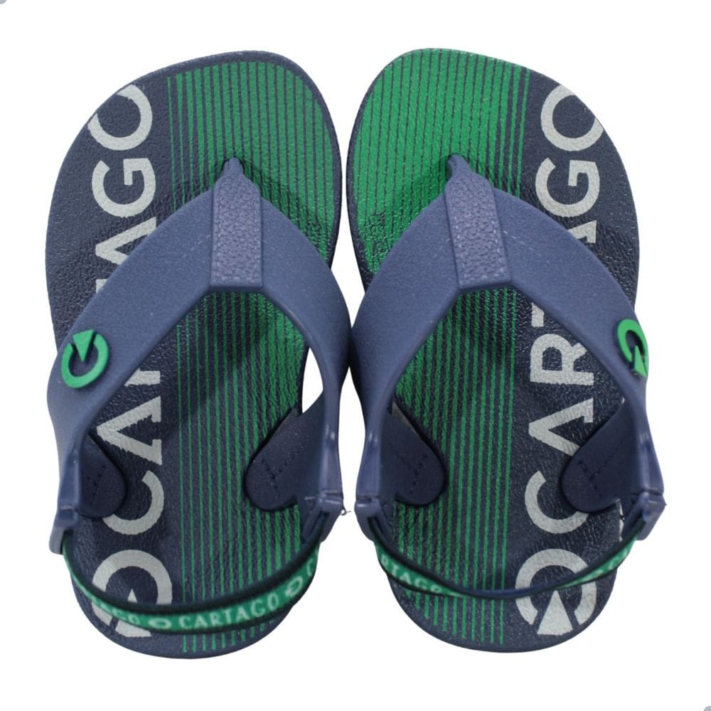 Chinelo Bb Cartago 12256 Atlanta Azul/Azul/Verde