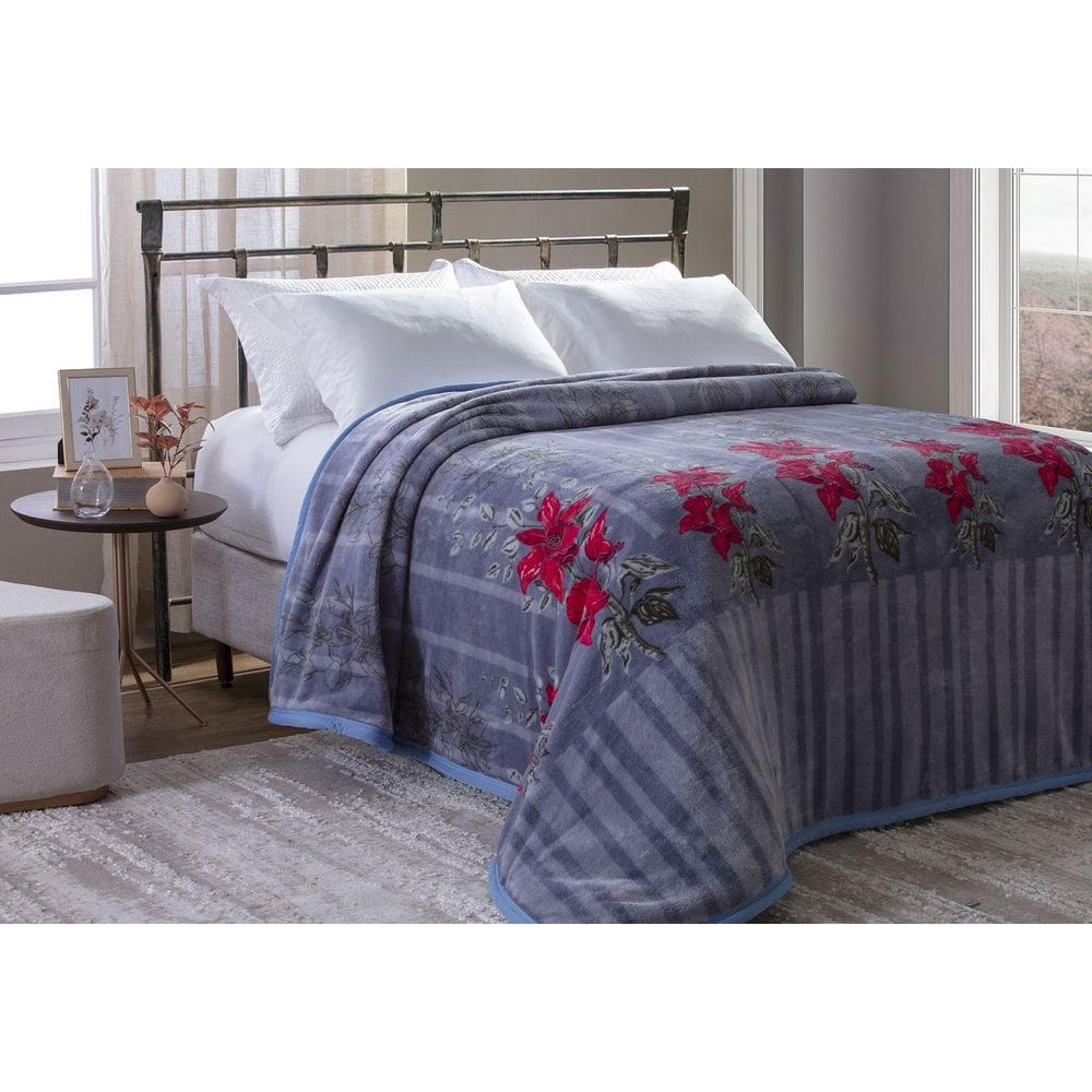 Cobertor Dyuri Plus Com Cinta Braies 1,80 M X 2,20 M Az/Cd