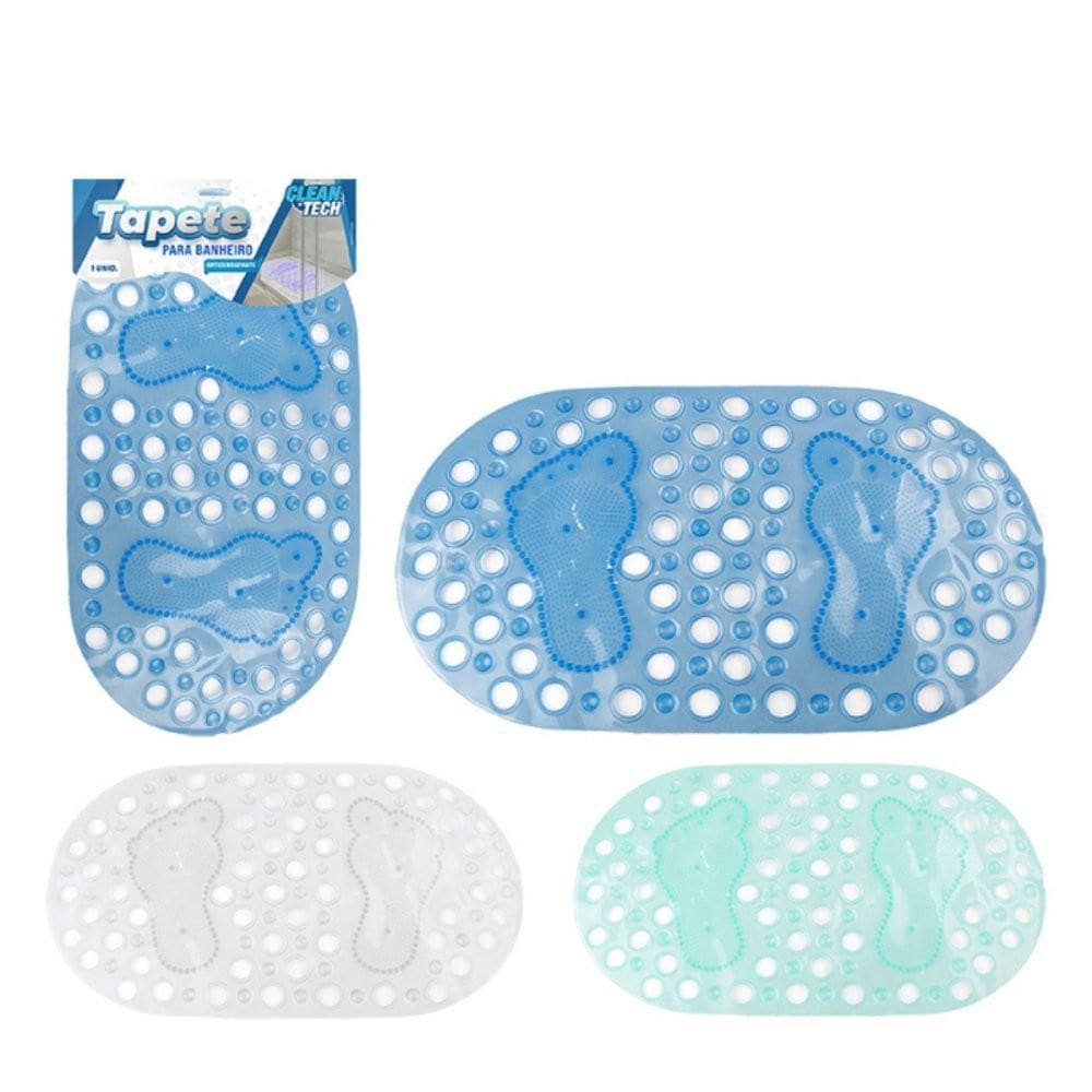 Tapete Para Banheiro Oval Antiderrapante -