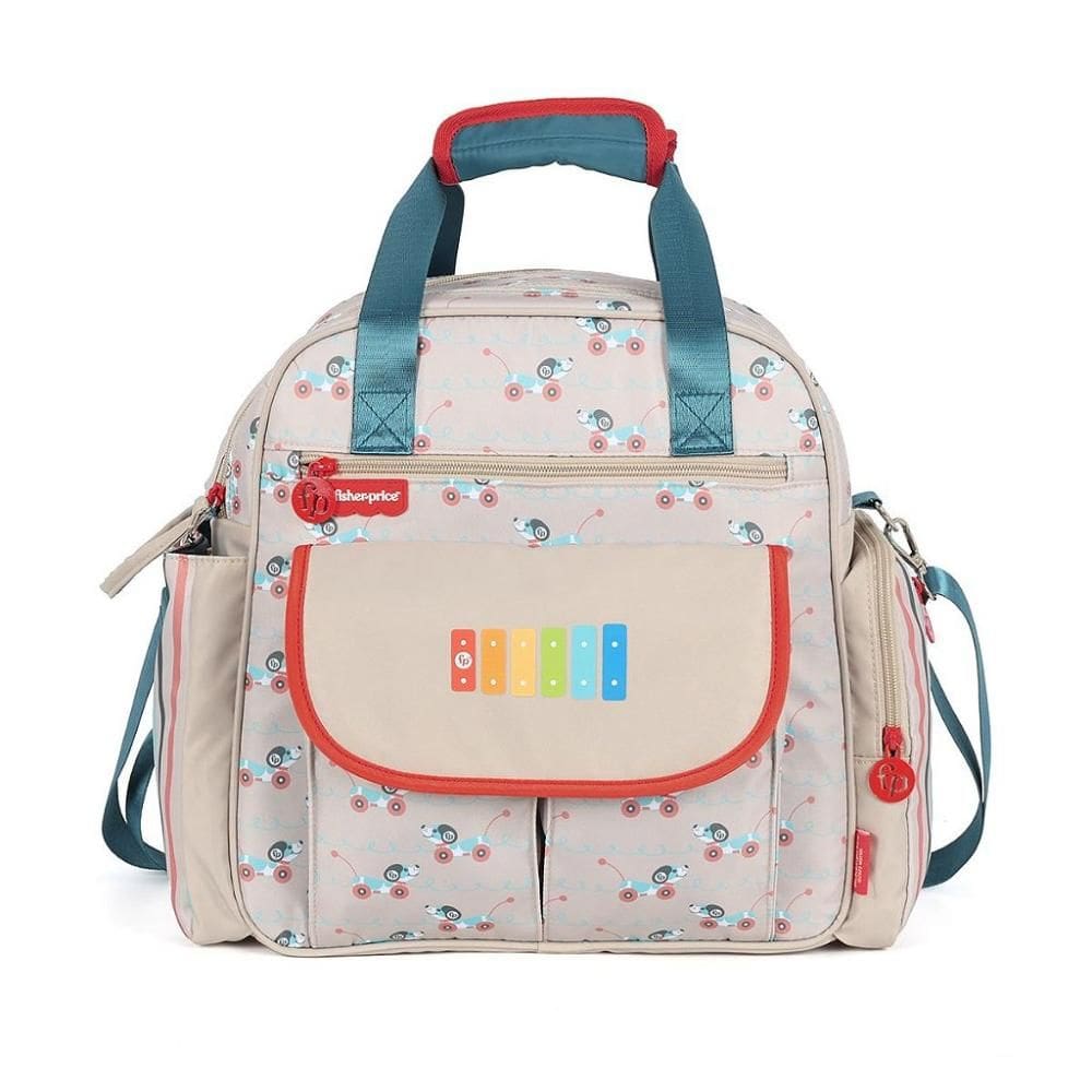 Bolsa de Maternidade Luxcel Fisher Price Baby Bag Bege