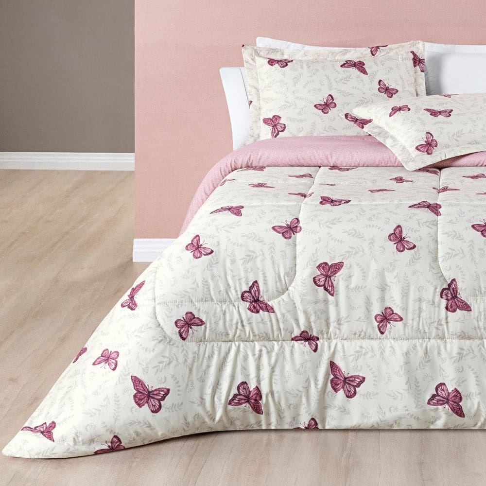 Edredom Grosso King Size 200 Fios Nyla Estampado Super