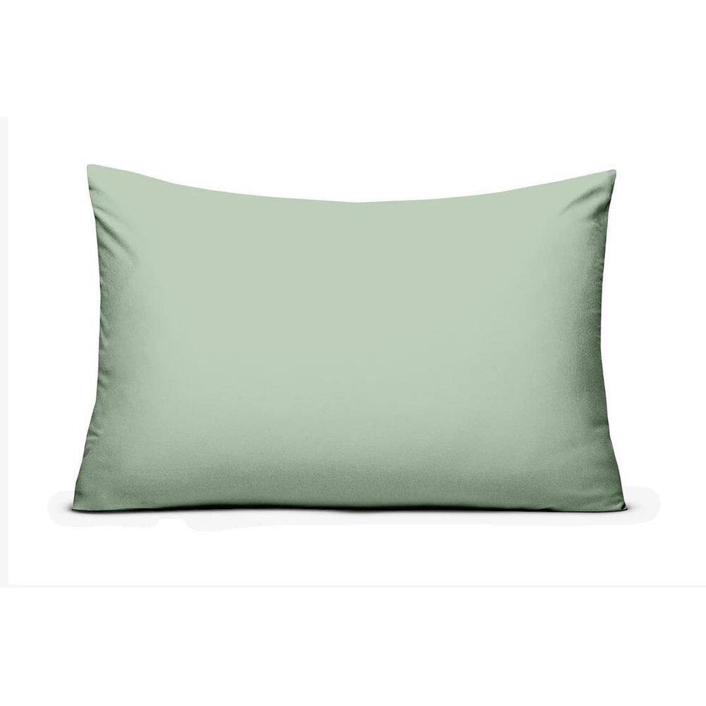 Fronha Avulsa De Malha 100% Algodão Fio Penteado Soft Verde