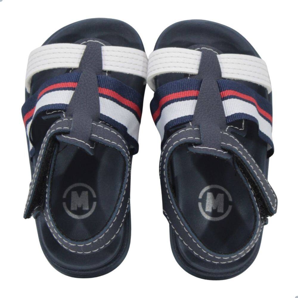 Sandália Bb Molekinho Marinho/Branco