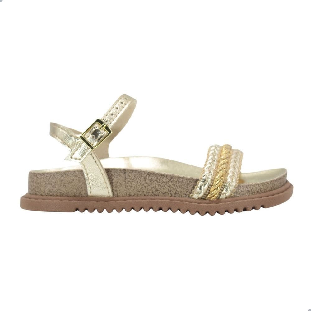 Sandália Infantil Molekinha Dourada 2357.117