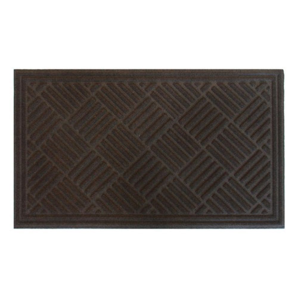 Tapete Retangular Marrom 45X75 Cm Hayden