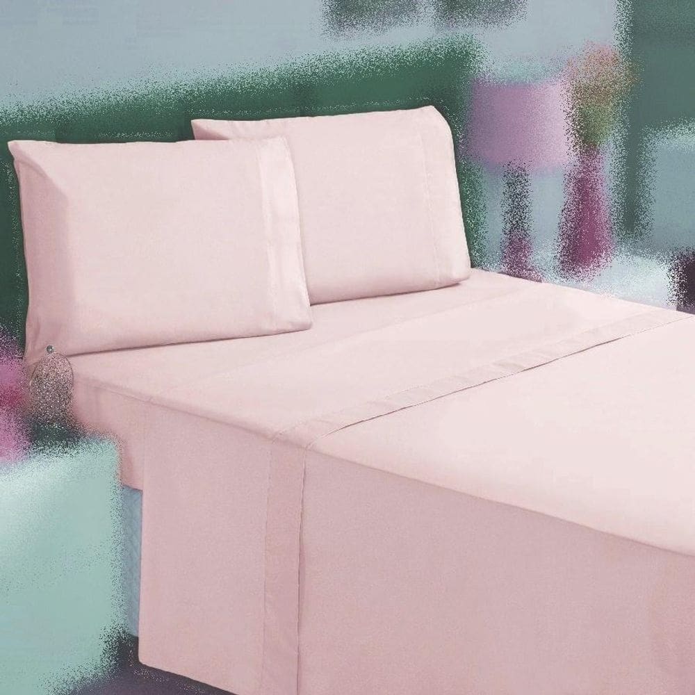 MP - Jogo Cama Casal 3P Lenc ol Sem Ela stico