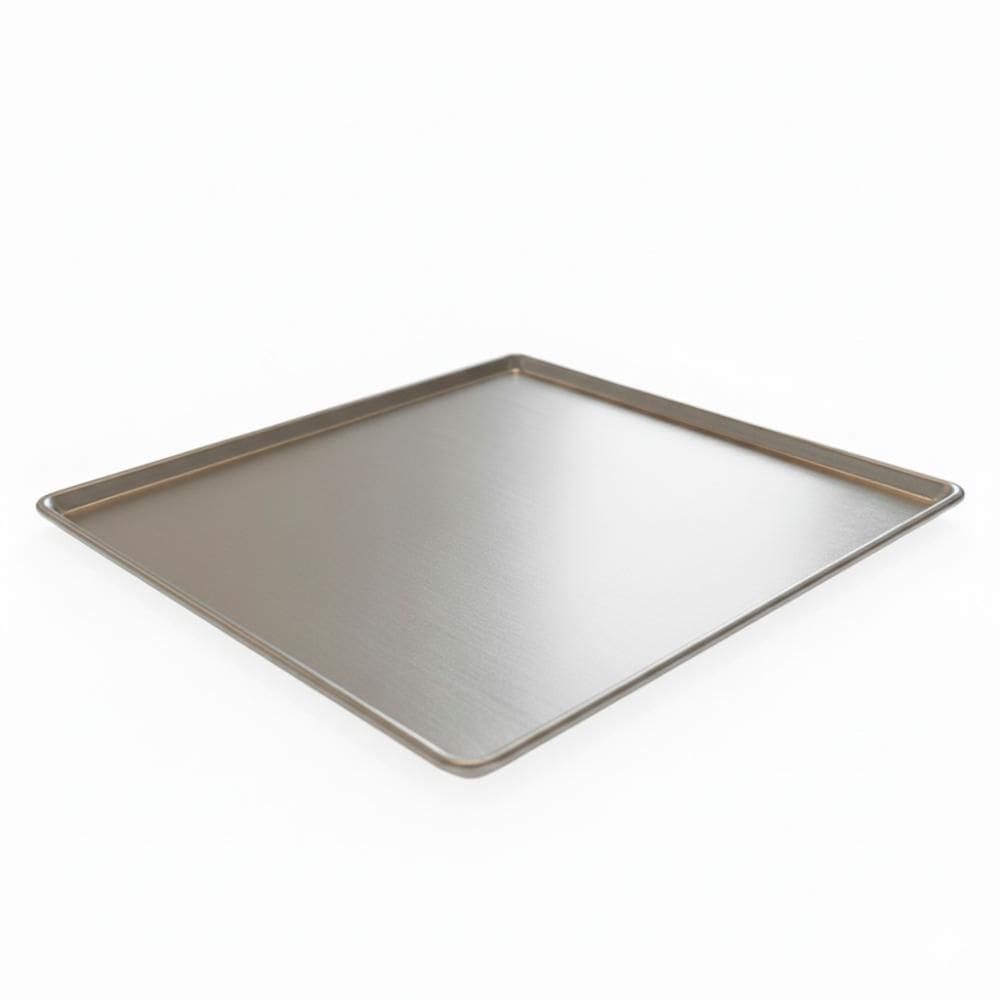 Kit com 10 Bandejas de Alumínio Baronesa 35x35 Plana Lisa