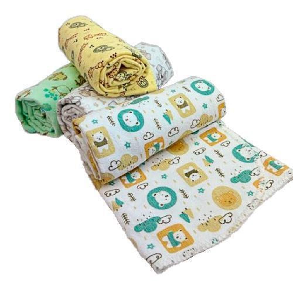 Kit 2 Mantas Coberta Neutras Recem Nascido Unissex