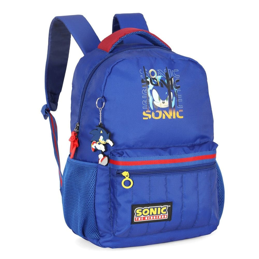 Mochila Sonic Costas Juvenil Escolar Up4you Menino Azul