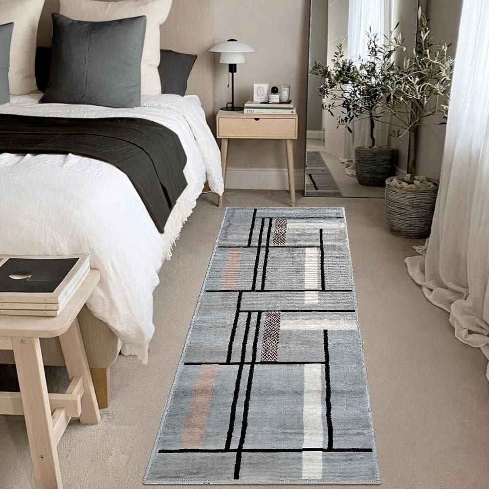 1 Tapete Quarto Beira Cama Passadeira 57X180 Js Re Nap M52