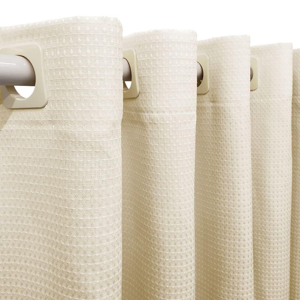 Cortina Piquet Palha 2,80X2,50 Porta Balcão Privacidade