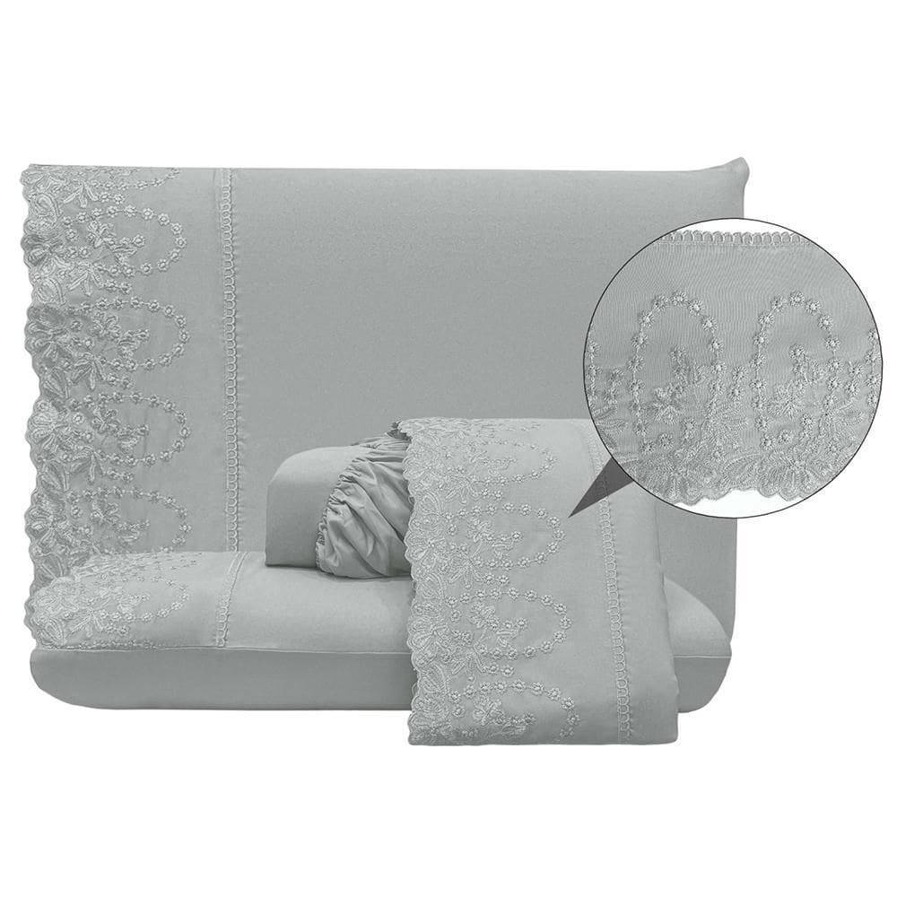 MP - Jogo Cama Lenc ol Casal Desirre 4 Pec as