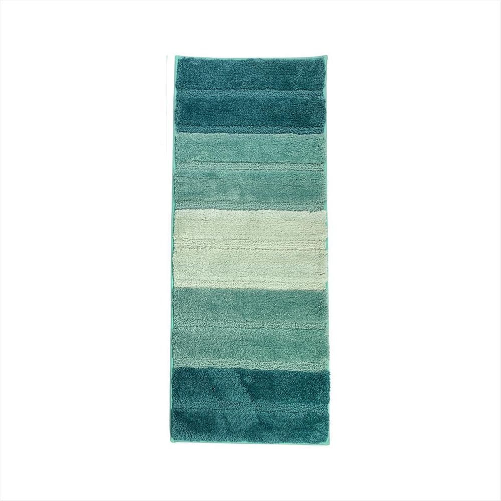 Tapete Antiderrapante Verde Microfibra Passadeira Cozinha