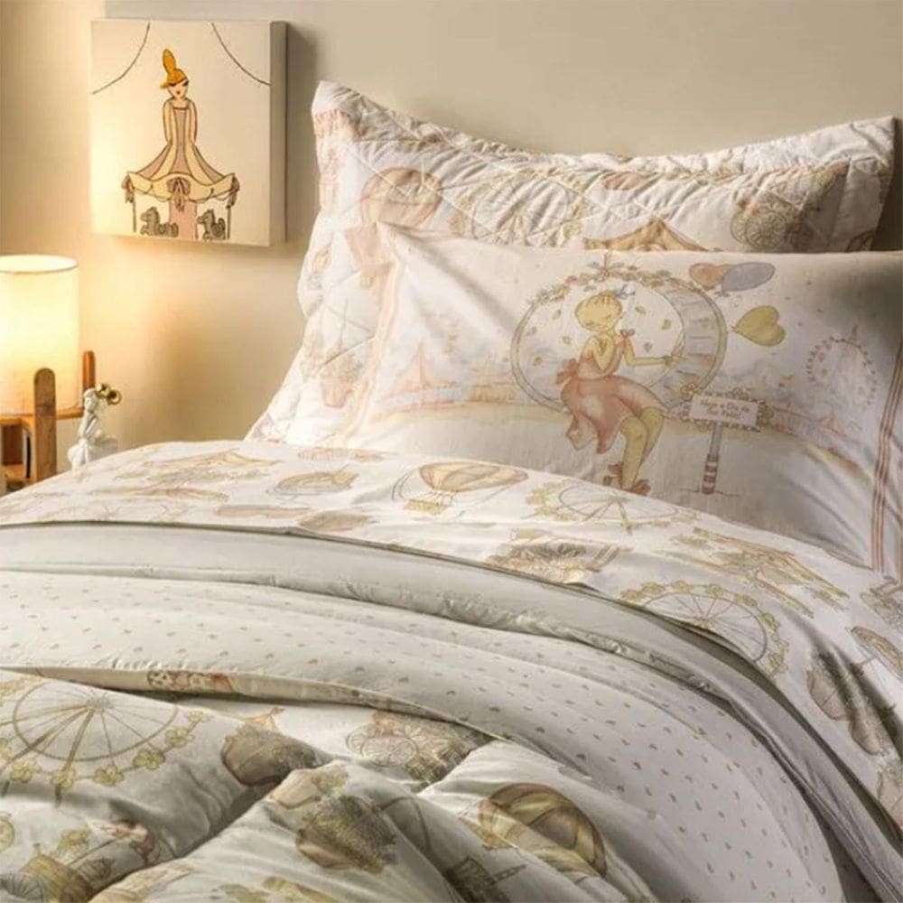 Edredom Infantil Casal 200 Fios Vick 100% Algodão Karsten