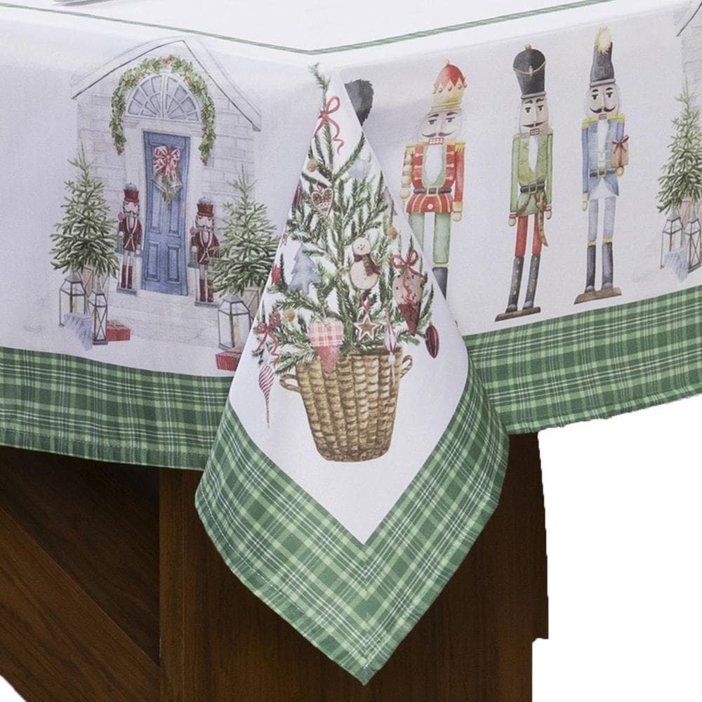 Toalha De Mesa 4,00X1,50 Para 12 Lugares Estampada Páscoa