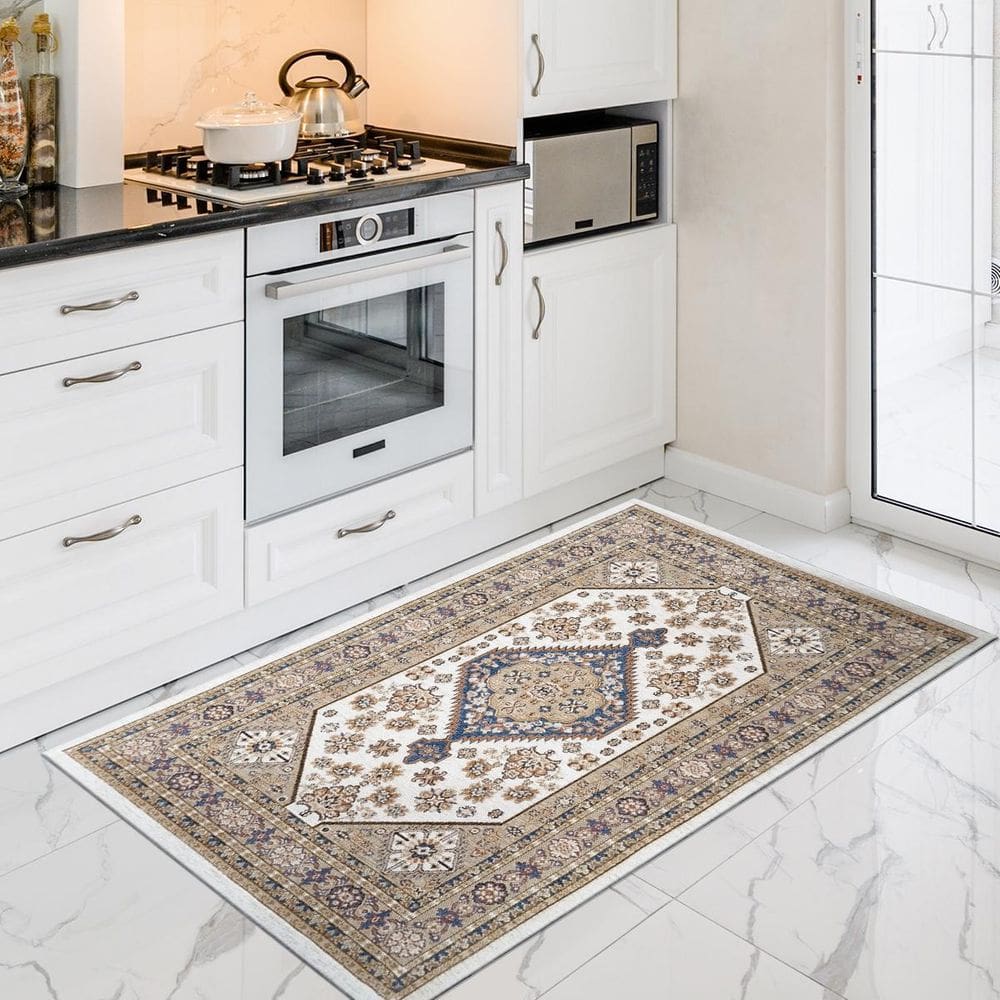 2 Tapete Cozinha Antiderrapante Alto Padrão 60X90 Tu M03 Bg