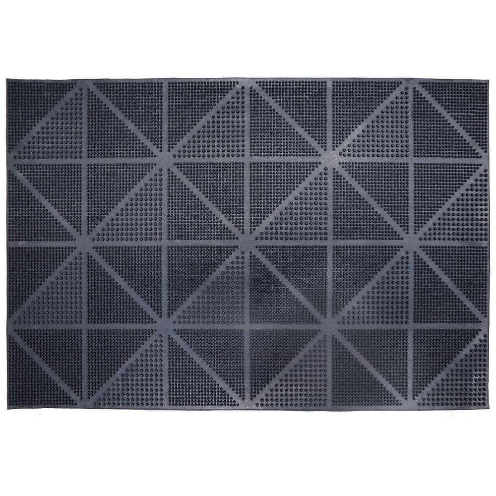 Capacho De Borracha Tapete De Porta Entrada 60X40Cm Uzoo