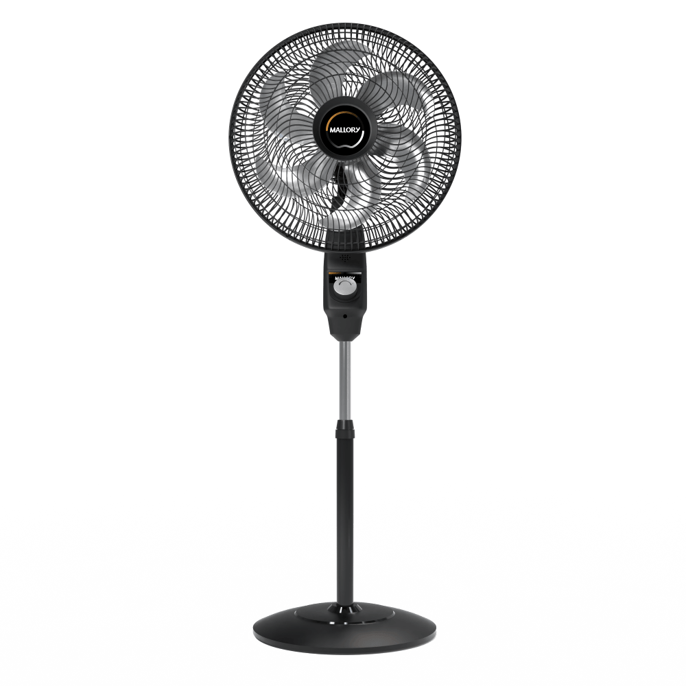 Ventilador de Coluna Mallory EOLO 6 Pás 3 Velocidades, 126W Altura Ajustável 1,12--1,30m - Frescor Potente e Prático
