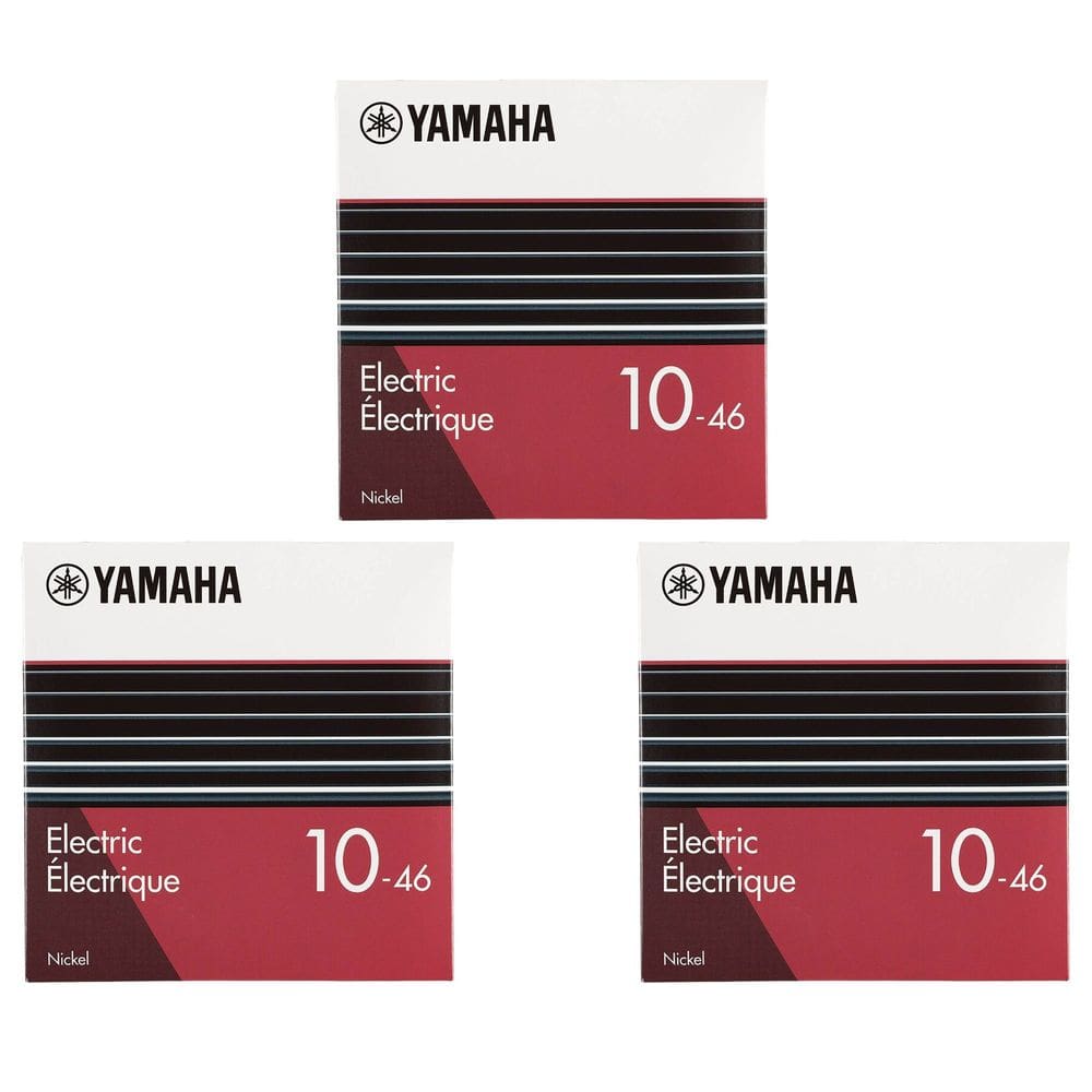 Kit 3 Encordoamentos para Guitarra Níquel Light 10-46 GSE10 Yamaha