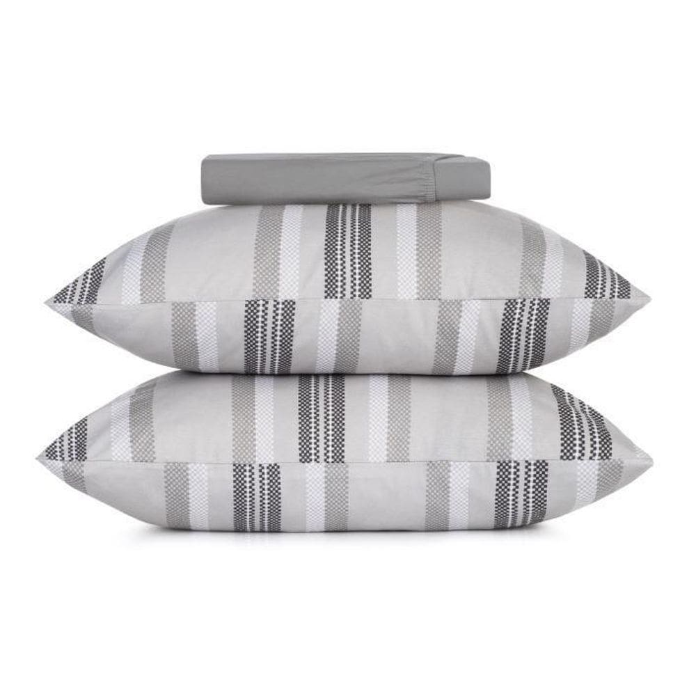 Jogo De Cama Casal 3 Pçs Malha Miragem Altenburg