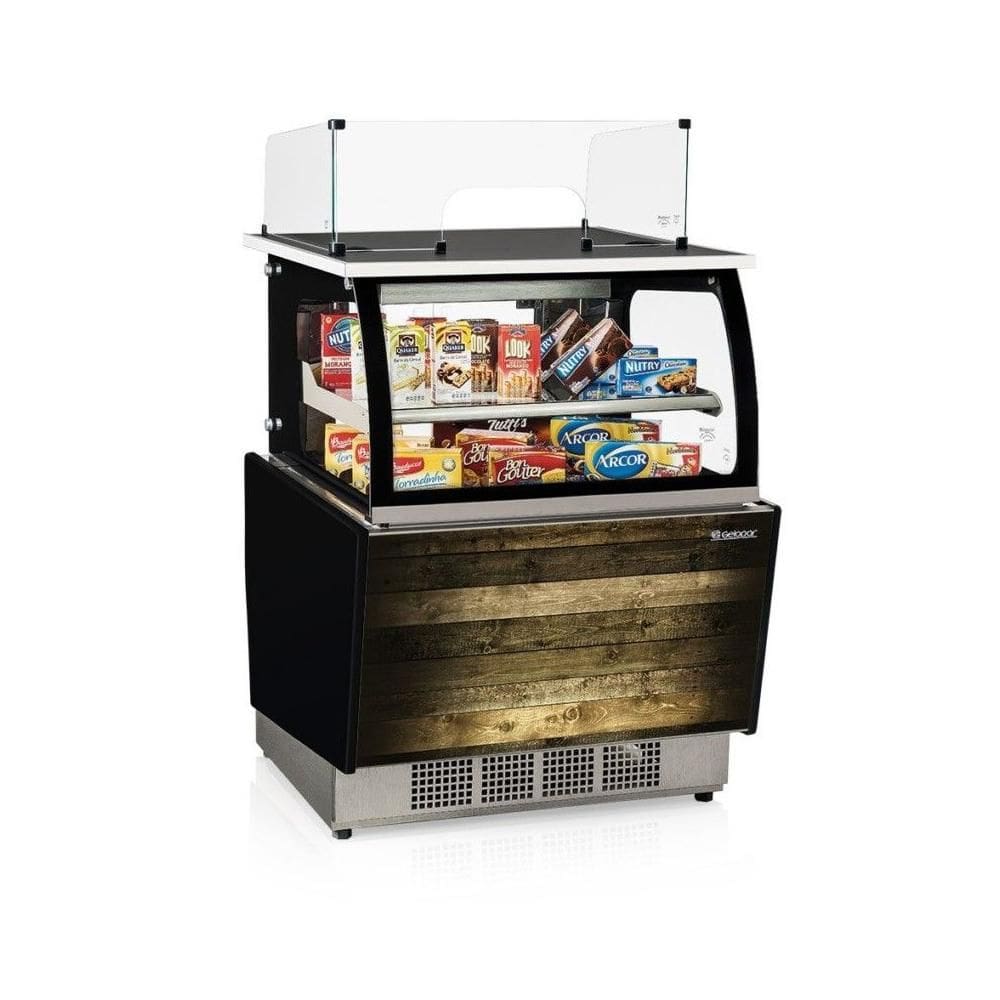 Balcão Caixa Gelopar Vitrine Neutra 80 cm MGSX-080 MD