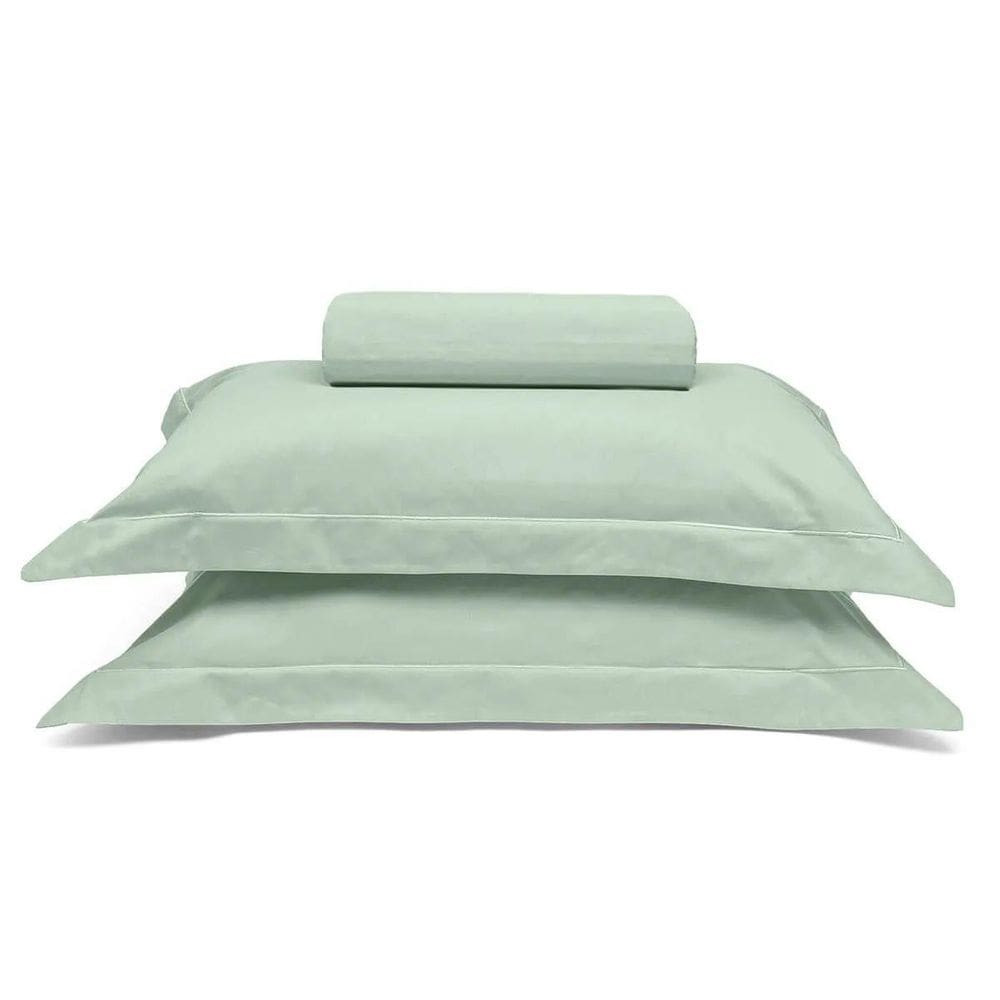 Jogo De Cama Queen Reffinata 230 Fios 240X260Cm Menta