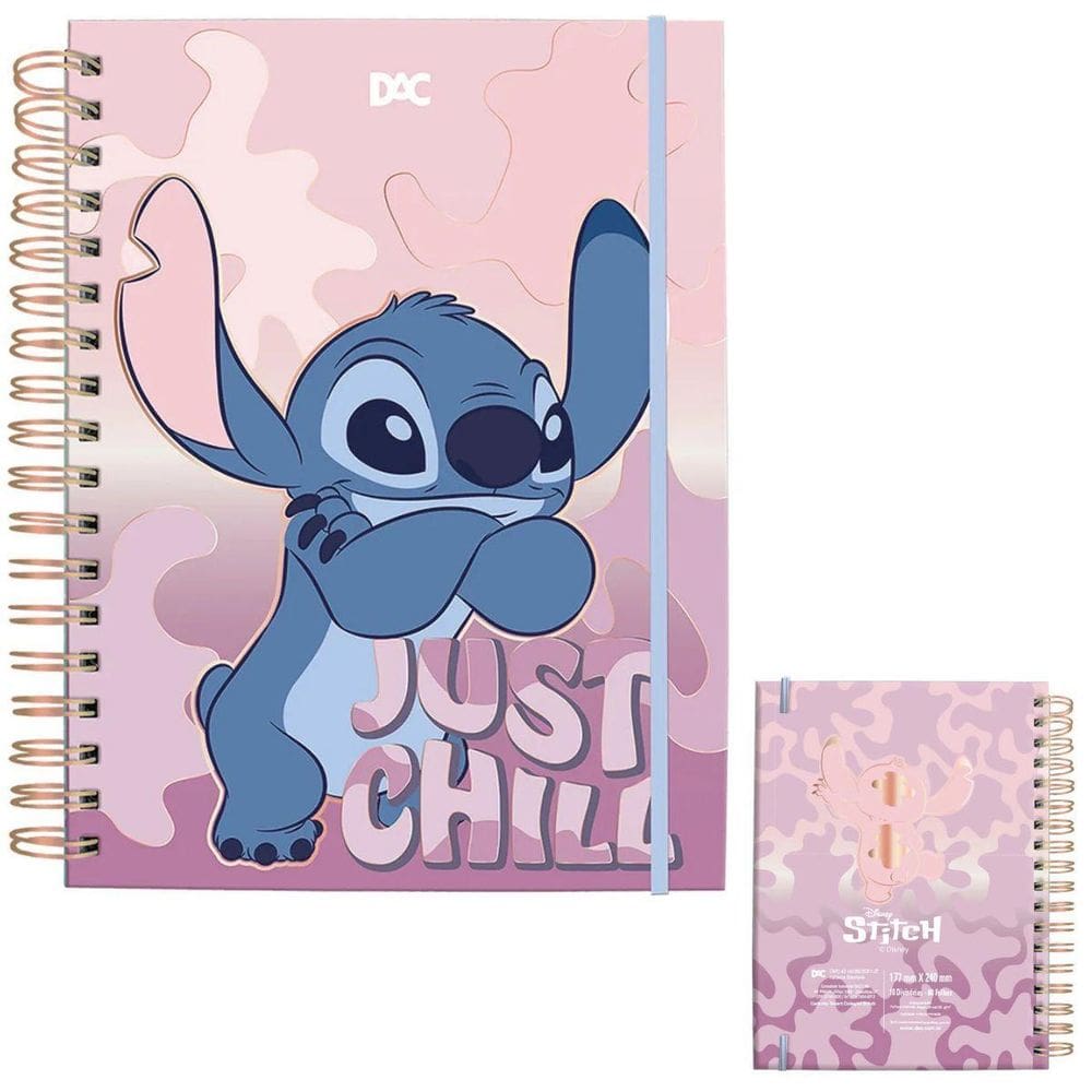 Caderno Smart Colegial Stitch 80 Folhas - 4668 - Dac