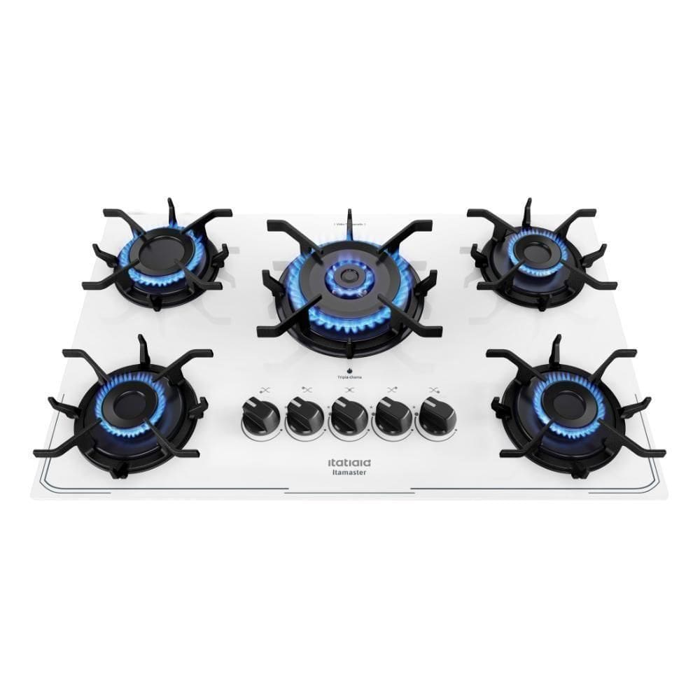 Cooktop Itatiaia Itamaster 5 Bocas Branco Bivolt