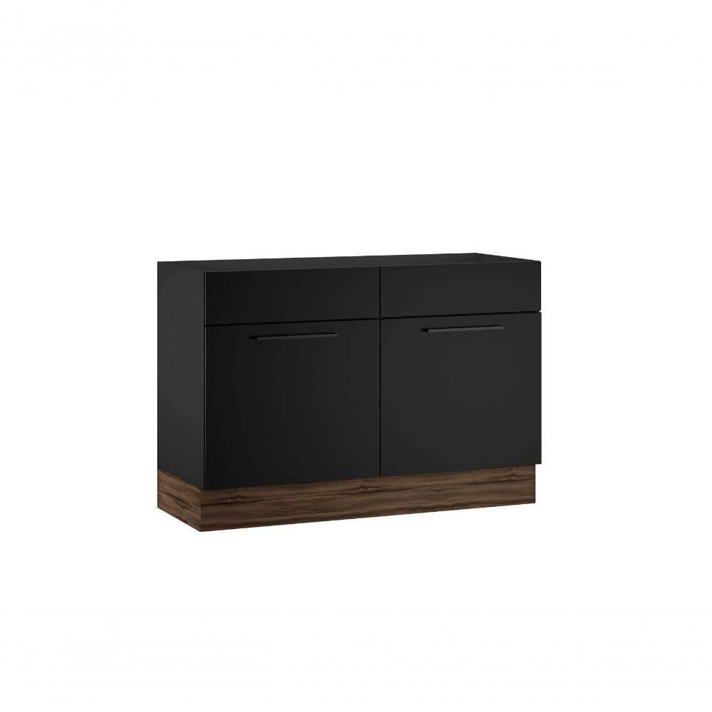 Balcão Cozinhas Itatiaia Exclusive - 2 Portas - Sem Tampo - Grafite