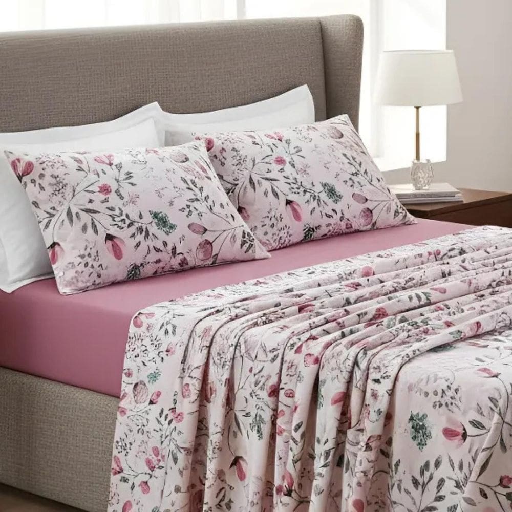 Jogo De Cama Casal King Size Nyla 200 Fios Super Elegante