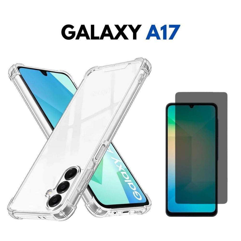 Capinha + Película Vidro Privativa Compativel Com Galaxy A17