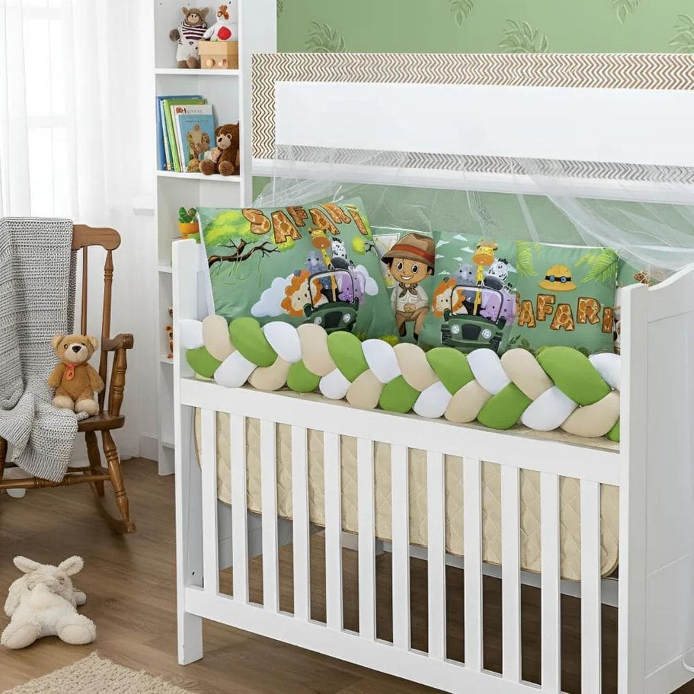 Kit Berço Baby Dream 10 Peças Super Aconchegante E Charmoso