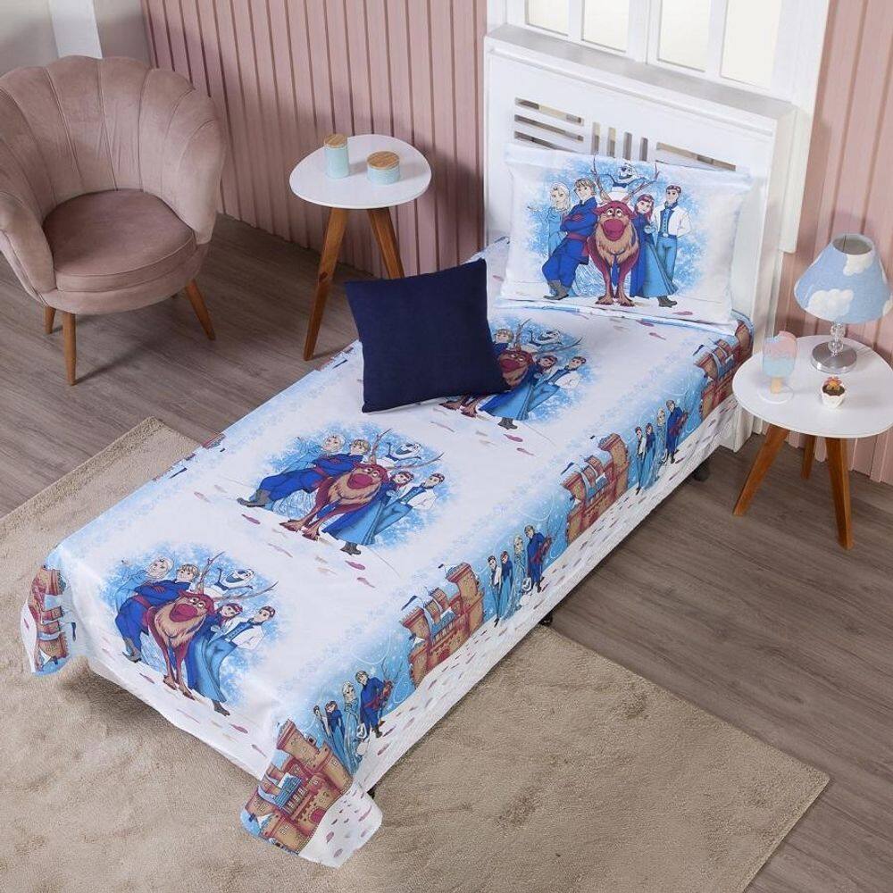 Colcha Cobre Leito Infantil Solteiro Menina Personagens +