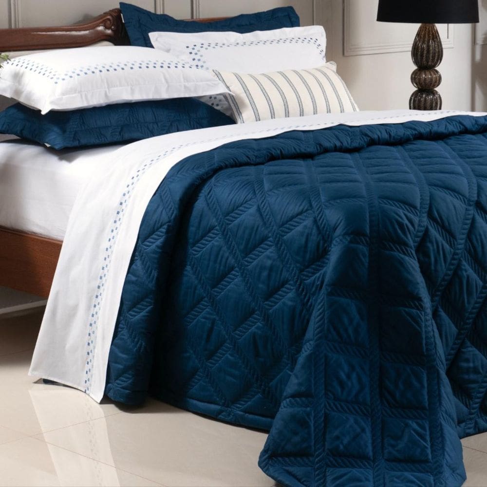 Cobreleito Super King Algodão 250 Fios Miami Super Elegante