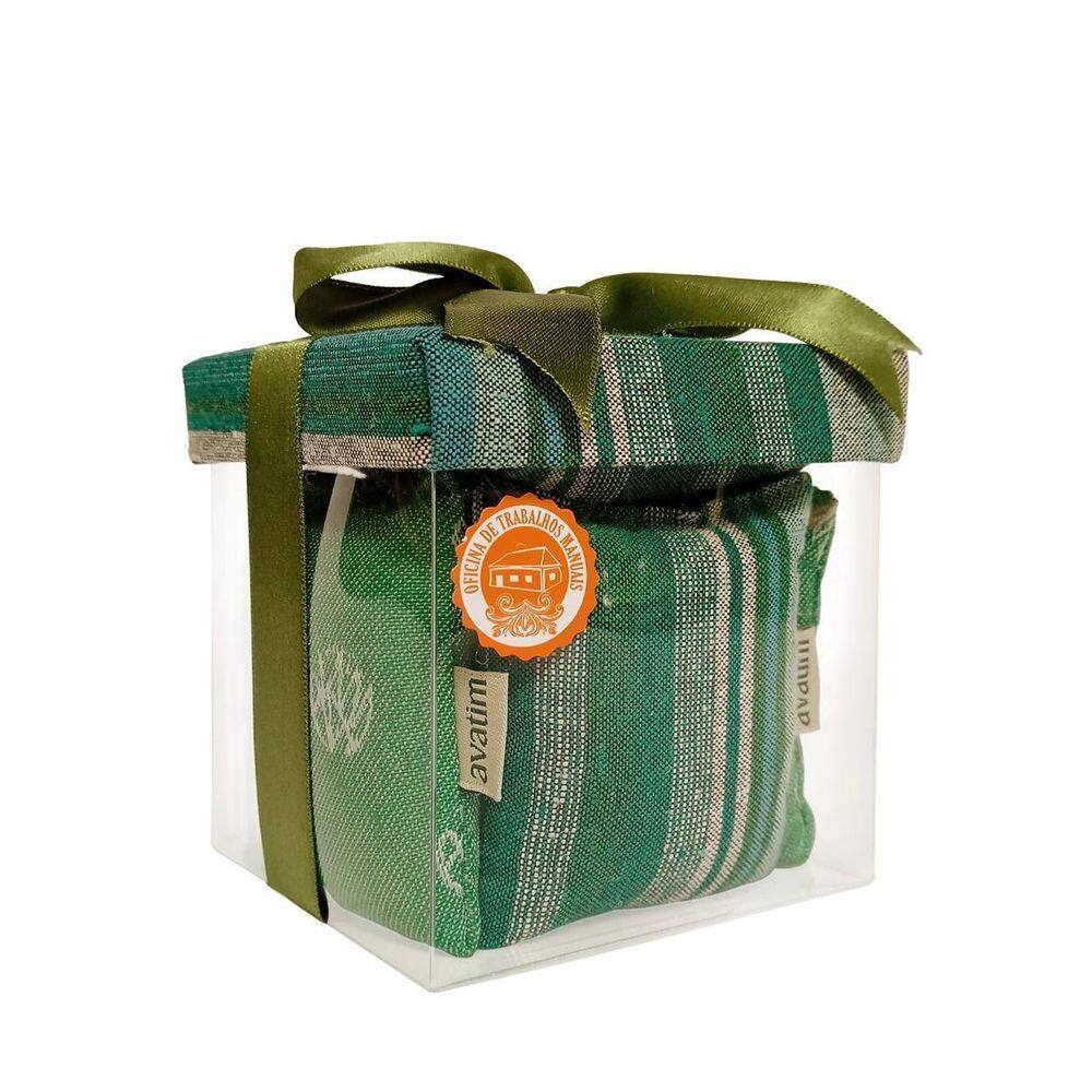 Sachê Mini Almofada Cascas&Folhas Cx. Com 6 Unid.