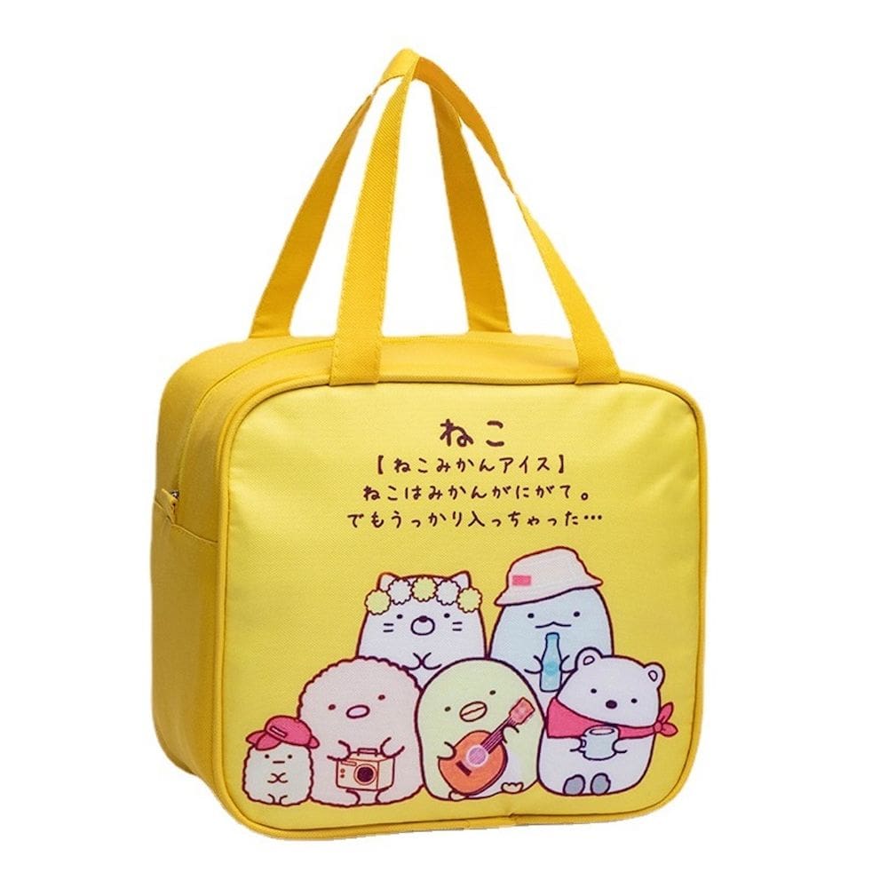 Lancheira Sumikkogurashis Anime, pano Oxford reutilizável