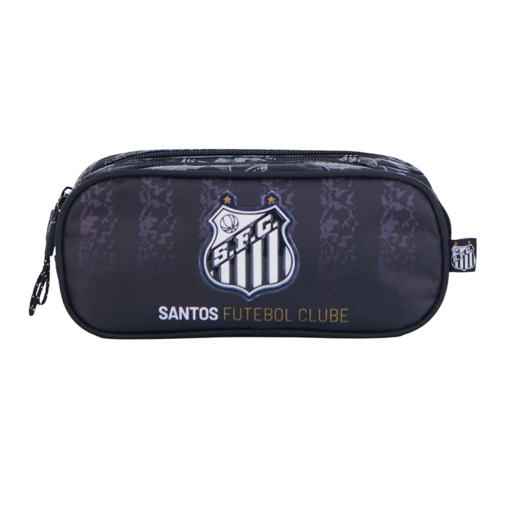 Estojo Escolar Duplo Santos Futebol Clube Infantil