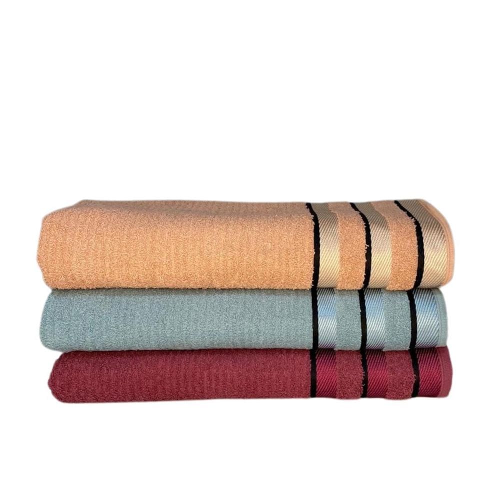 Kit 3 Toalhas Banho Premium Grande E Grossa Olypus Banhão