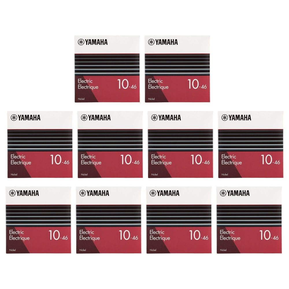 Kit 10 Encordoamentos para Guitarra Níquel Light 10-46 GSE10 Yamaha