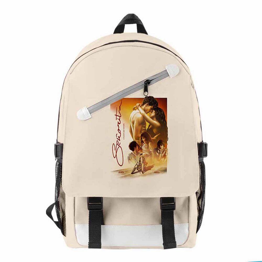 Mochila Shawn Mendes Cartoon Kids School Oxford 28x18x45cm