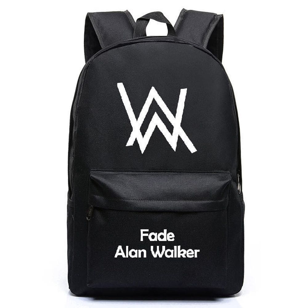 Mochila Fadeds Alans Walkers Cartoon Kids School 29x42x11cm